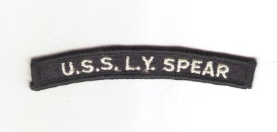 USS L.Y. Spear USN Navy Patch Tab