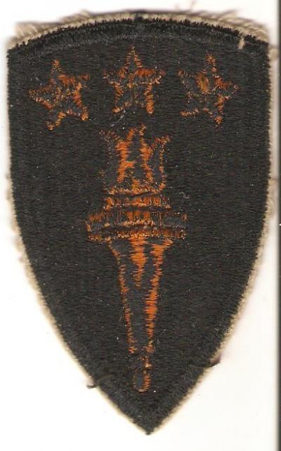 US Army War College Patch Black Back