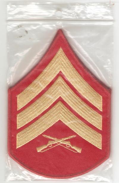 USMC Marine Sergeant Rank Pair New