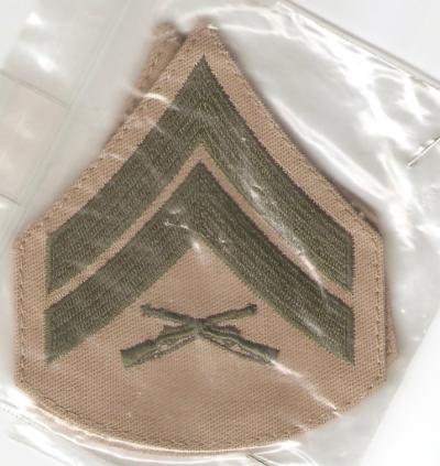 USMC Corporal Rank Pair Female New