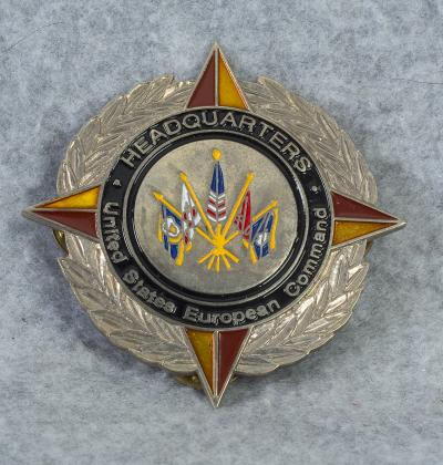 Headquarters US European Command Badge Pin