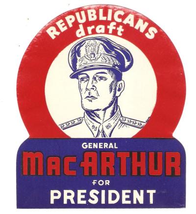 General MacArthur Campaign Sign 1948