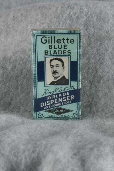 Vintage Gillette Blue Razor Blades 1930s