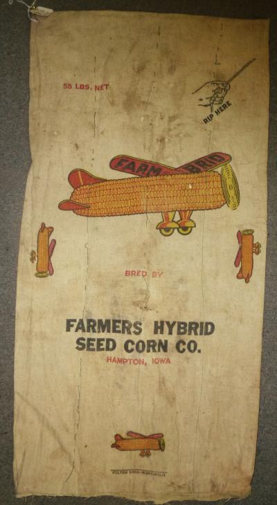 Farmers Hybrid Seed Corn Bag