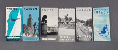 Pre WWII Sweden Swedish Travel Brochures 1930's