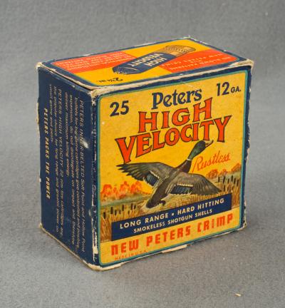 Peters High Velocity 12 Gauge Shotgun Shell Box