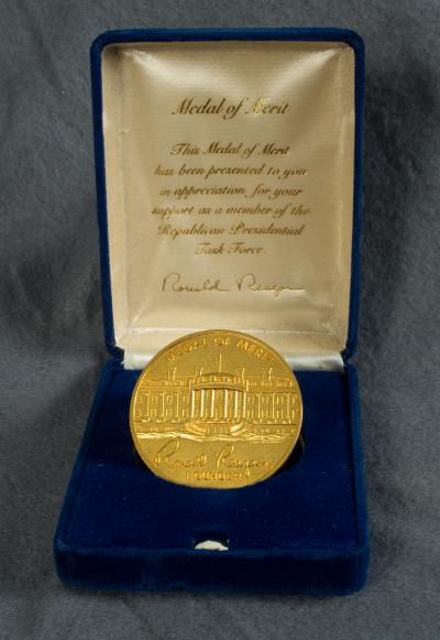 Merit Medal Ronald Reagan Presidential Task Force