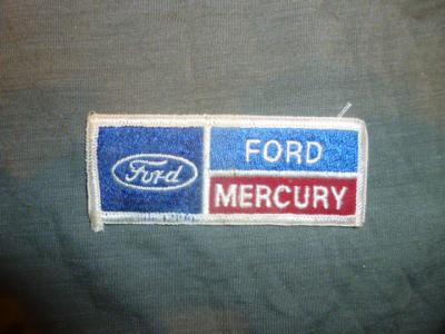Ford Mercury Gas Station Mechanic Patch