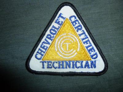 Chevrolet Certified Technician Patch