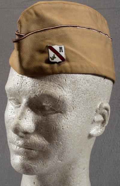 WWII DI 104th Medical Battalion DUI & Cap