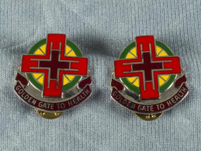 DUI DI Crest Letterman Army Medical Center Pair