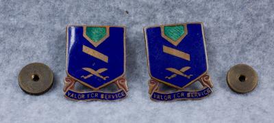 WWII Unit Crest 137th Infantry Pair 