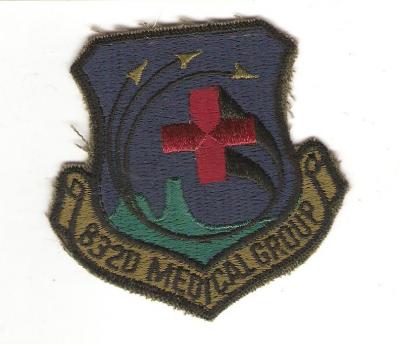 USAF 832nd Medical Group Patch