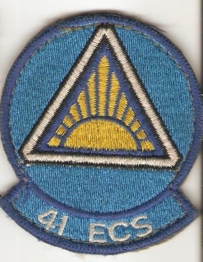 USAF 41st ECS Patch