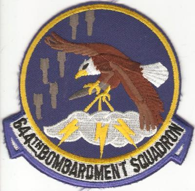 USAF 644th Bombardment Squadron Patch