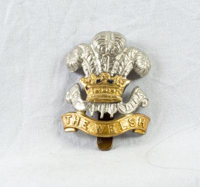 The Welsh Regiment British Army Hat Cap Badge