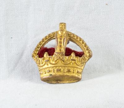 British Officer's Rank Pip King's Crown