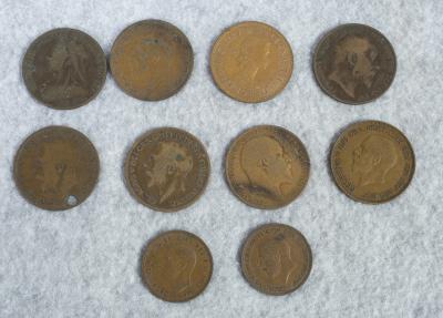 British Penny Lot of 10
