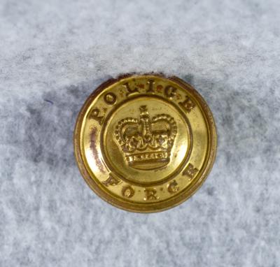 British Police Force Cuff Button