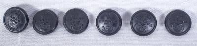 WWII era Canadian Navy Canada Uniform Buttons x6