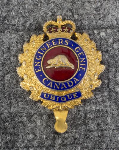 Canadian Army Hat Cap Badge Engineer