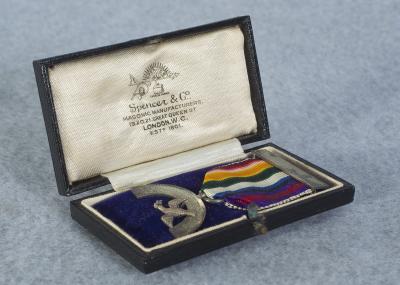 British Royal Ark Mariner Masonic Medal Cased