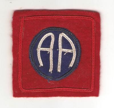 WWI Type Patch 82nd Infantry Division Reproduction
