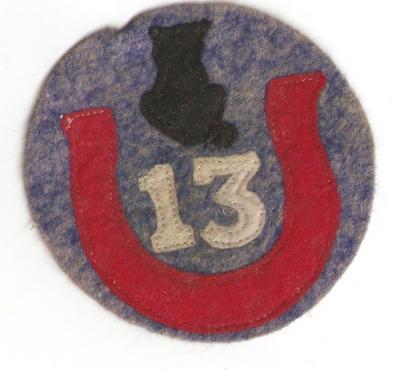 WWI Type Patch 13th Infantry Division Reproduction