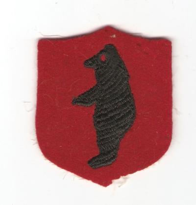 WWI Separate Artillery Bde Felt Patch King