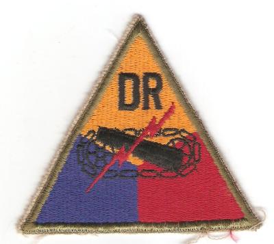 Armored Demonstration Regiment Patch Reproduction
