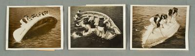 WWII Coast Guard Photo Lot Lifeboat Drill