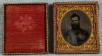 Picture Civil War Union Soldier Tin Type Cased