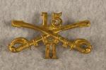 Indian Wars 15th Cavalry Kepi Insignia