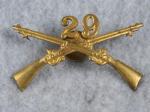 Indian Wars 29th Infantry Cap Badge