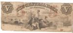 Pre Civil War $5 Bill Central Bank of Alabama