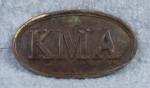 Civil War KMA Kentucky Military Academy Box Plate 