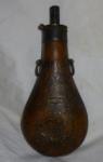 US Militia 1850 Batty Peace Powder Flask