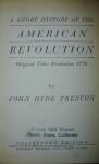 Short History of the American Revolution