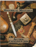 Steffen's Historical Militaria Auction Catalogue