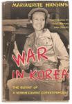 War in Korea Diary of a Woman Combat Correspondent