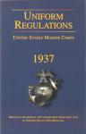 Uniform Regulations US Marine Corps 1937 Book