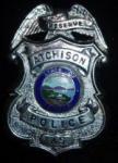 Atchison Kansas Reserve Police Badge
