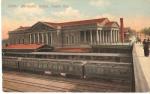Postcard Burlington Station Omaha