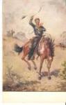 Postcard Western Cowboy 1909