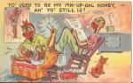 Postcard Black Humor 1951