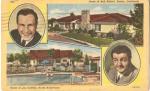 Postcard Abbott & Costello Home 