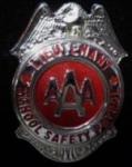 AAA School Safety Patrol Badge Lt