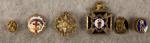 Fraternity Order Pin Collection Lot of 6
