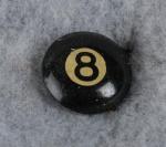Odd 8 Ball Pin Button 