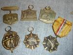 Vintage Shooting Medals 6 Total
